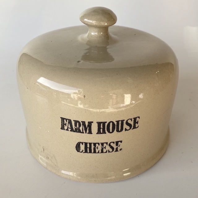 CHEESE LID, Stoneware Farm House